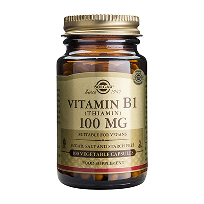 Solgar Vitamin B1 100mg 100 Capsules